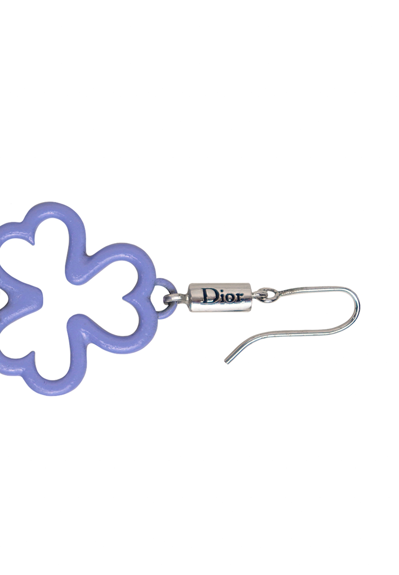 Серьги Christian Dior с клевером и сердцем